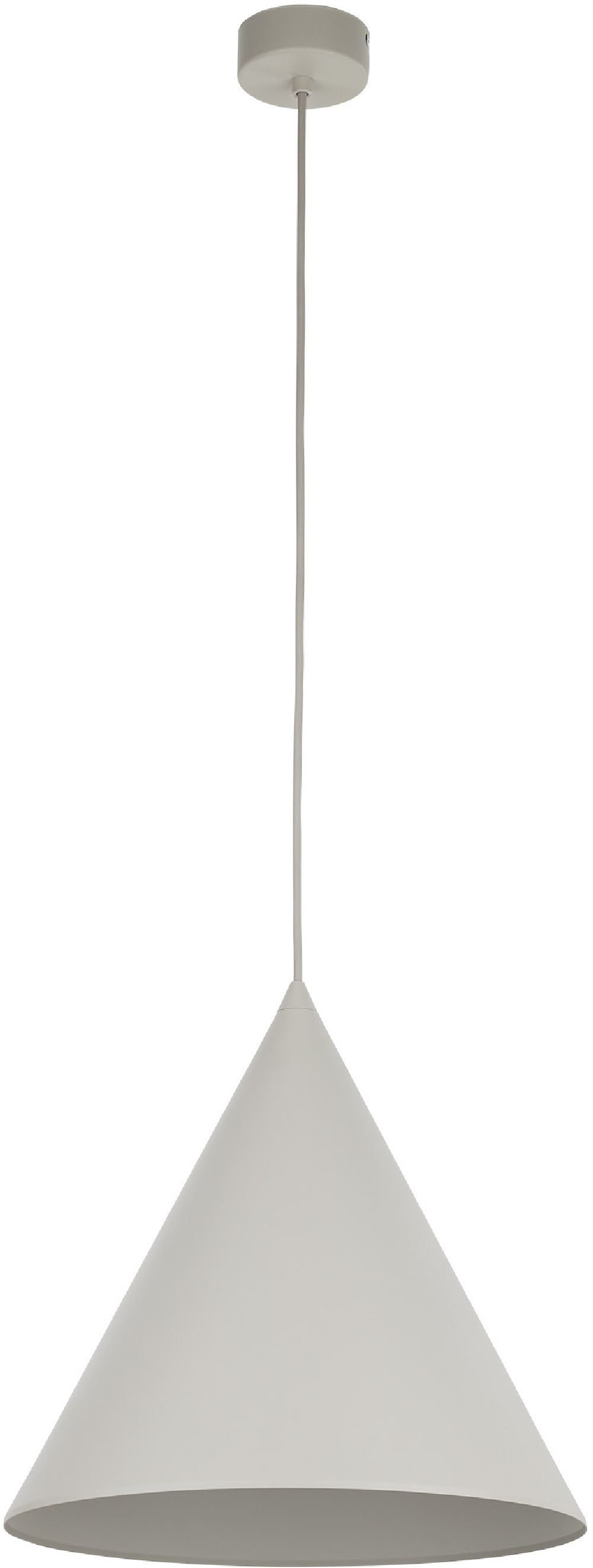 TK Lighting Cono lampe suspendue 1x15 W beige 10056