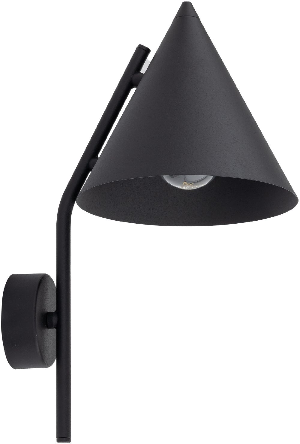 TK Lighting Cono applique murale 1x15 W noir 10041