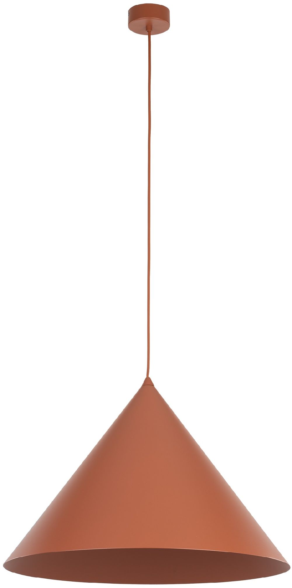 TK Lighting Cono lampe suspendue 1x15 W marron 10089