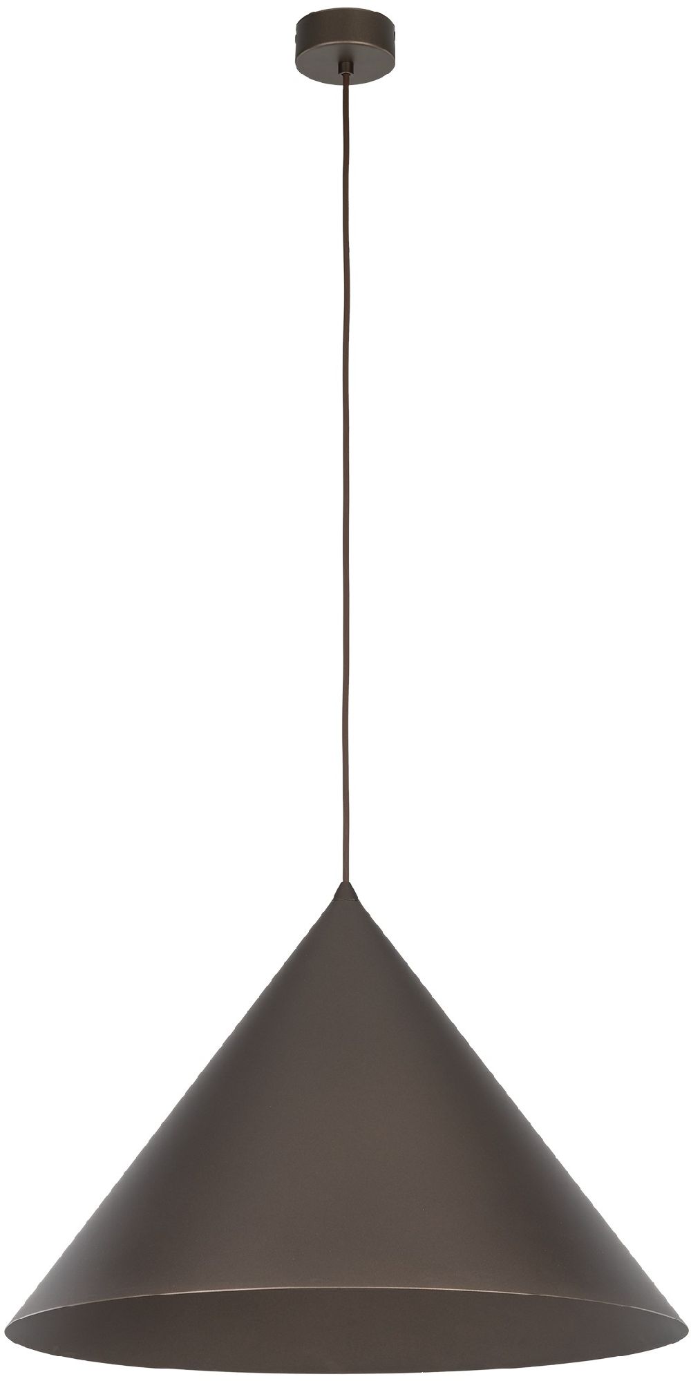 TK Lighting Cono lampe suspendue 1x15 W marron 10062
