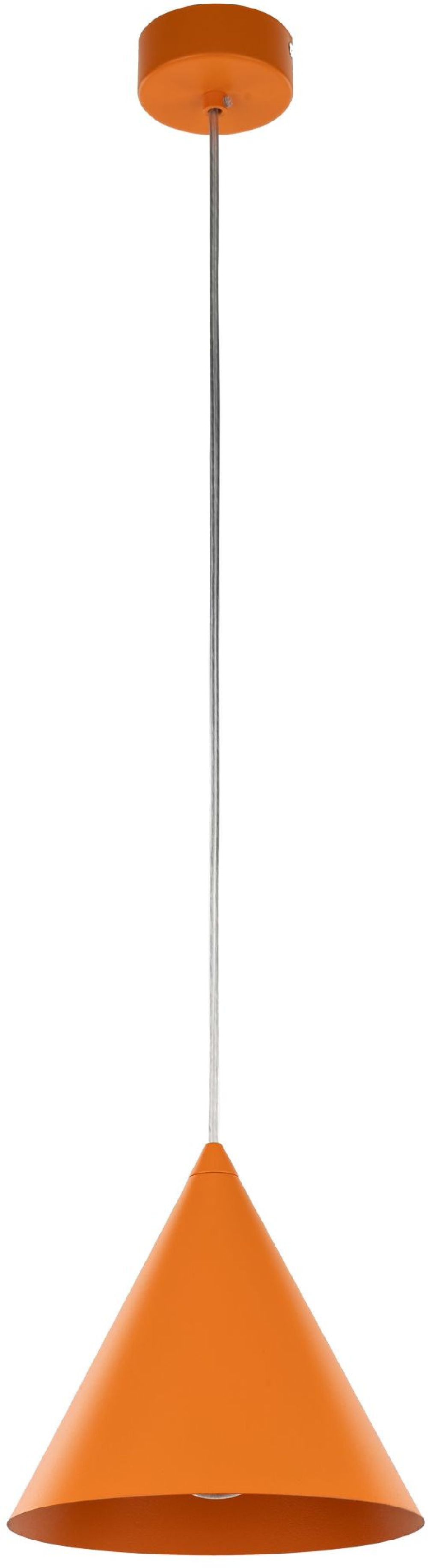 TK Lighting Cono lampe suspendue 1x15 W orange 10075