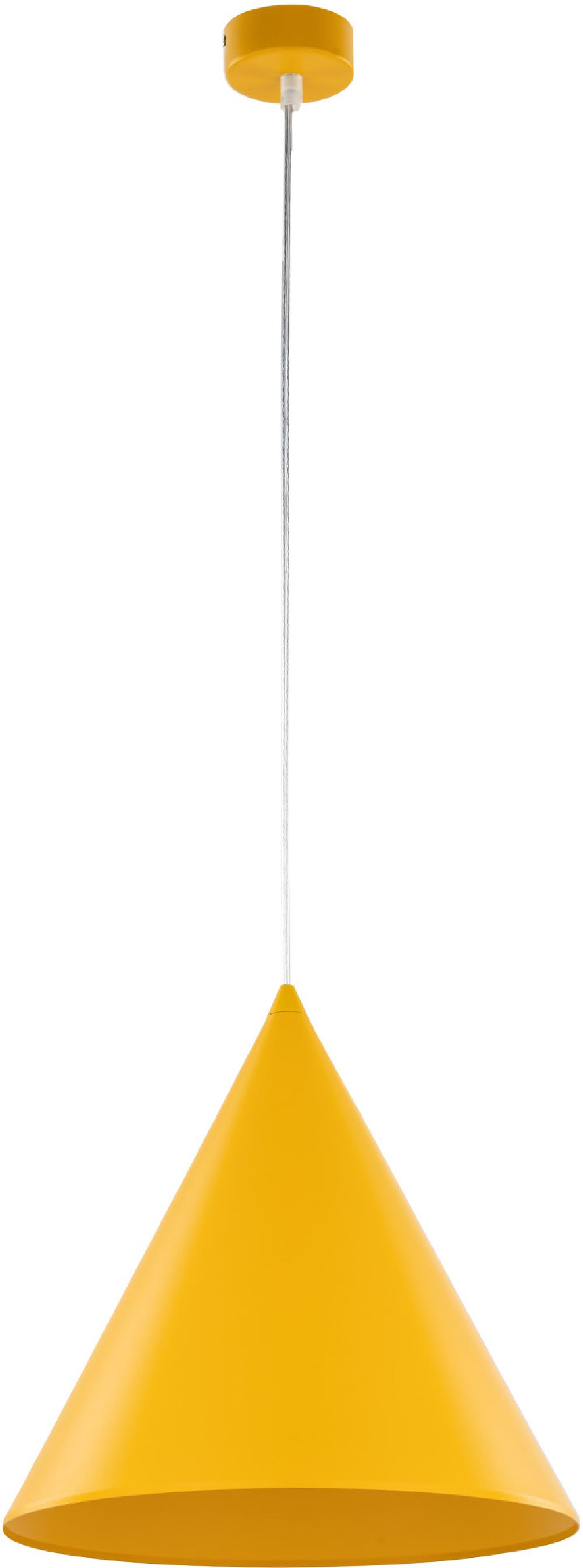 TK Lighting Cono lampe suspendue 1x15 W jaune 10066