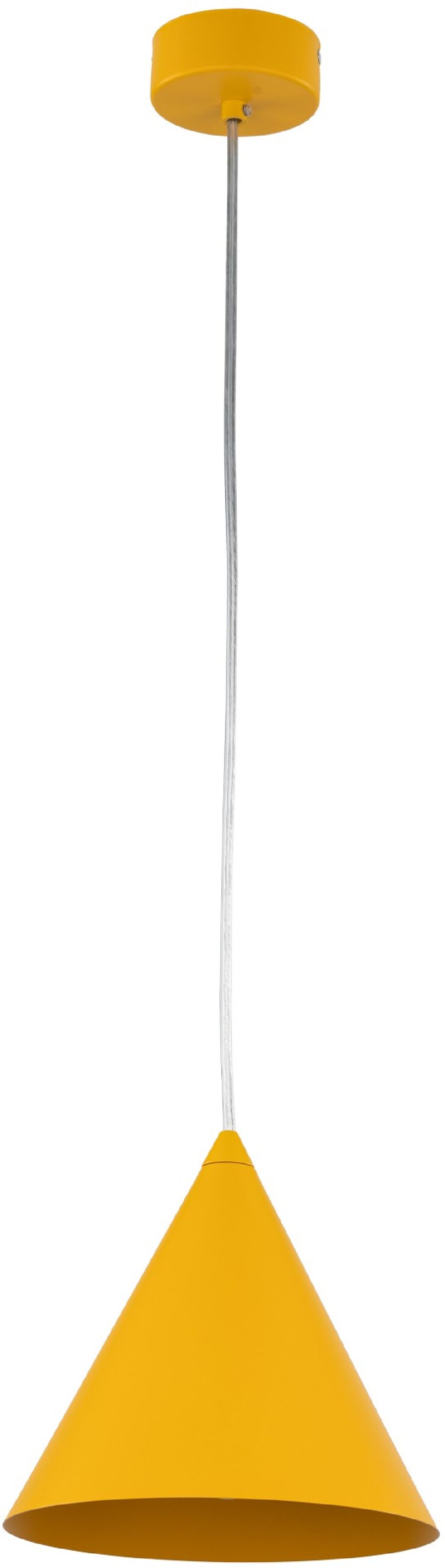 TK Lighting Cono lampe suspendue 1x15 W jaune 10077