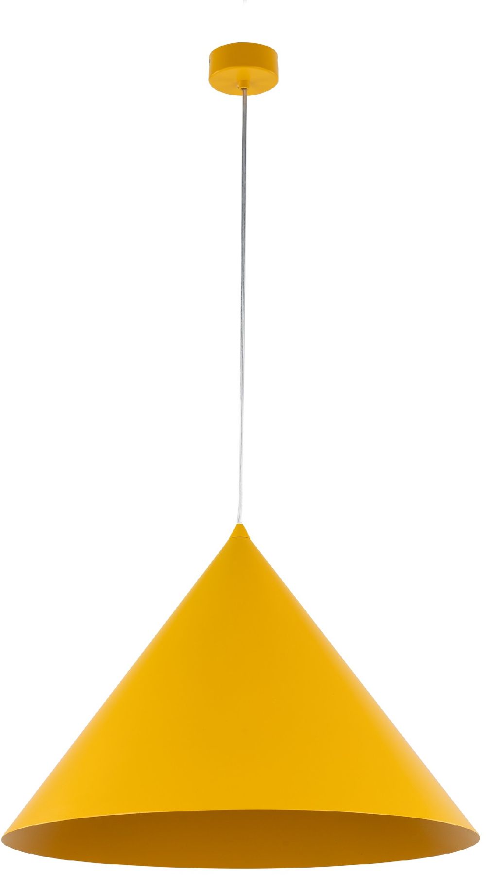 TK Lighting Cono lampe suspendue 1x15 W jaune 10090