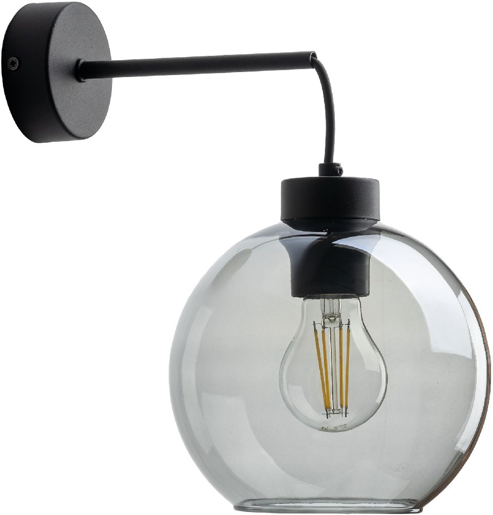 TK Lighting Cubus applique murale 1x15 W noir 10243