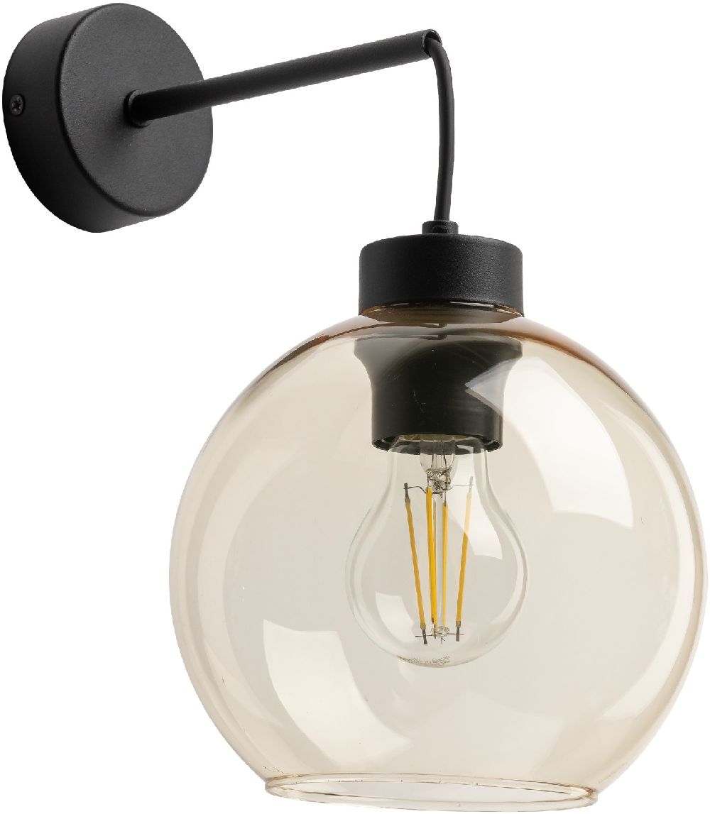 TK Lighting Cubus applique murale 1x15 W ambre 4135