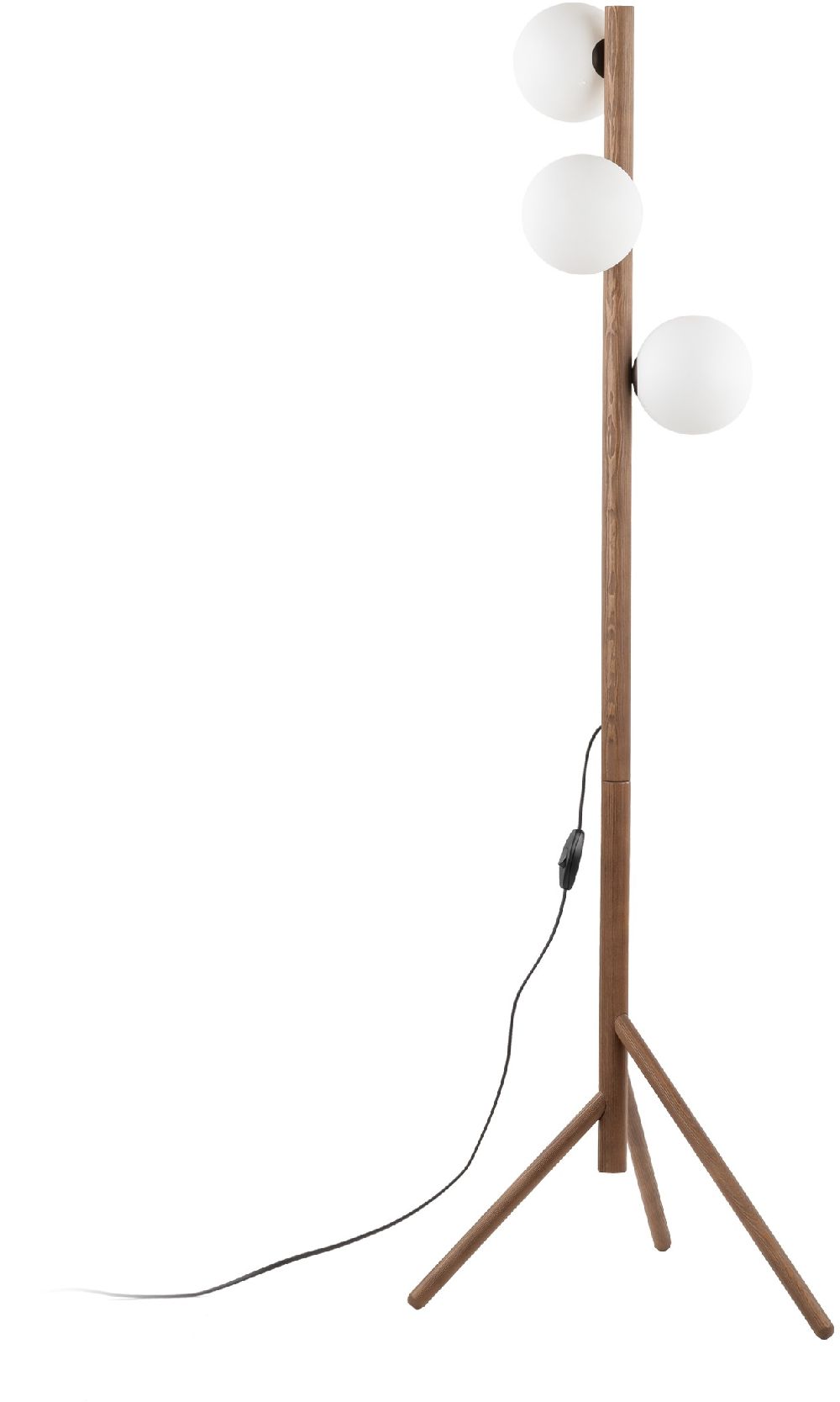 TK Lighting Estera lampadaire 3x8 W bois 16045