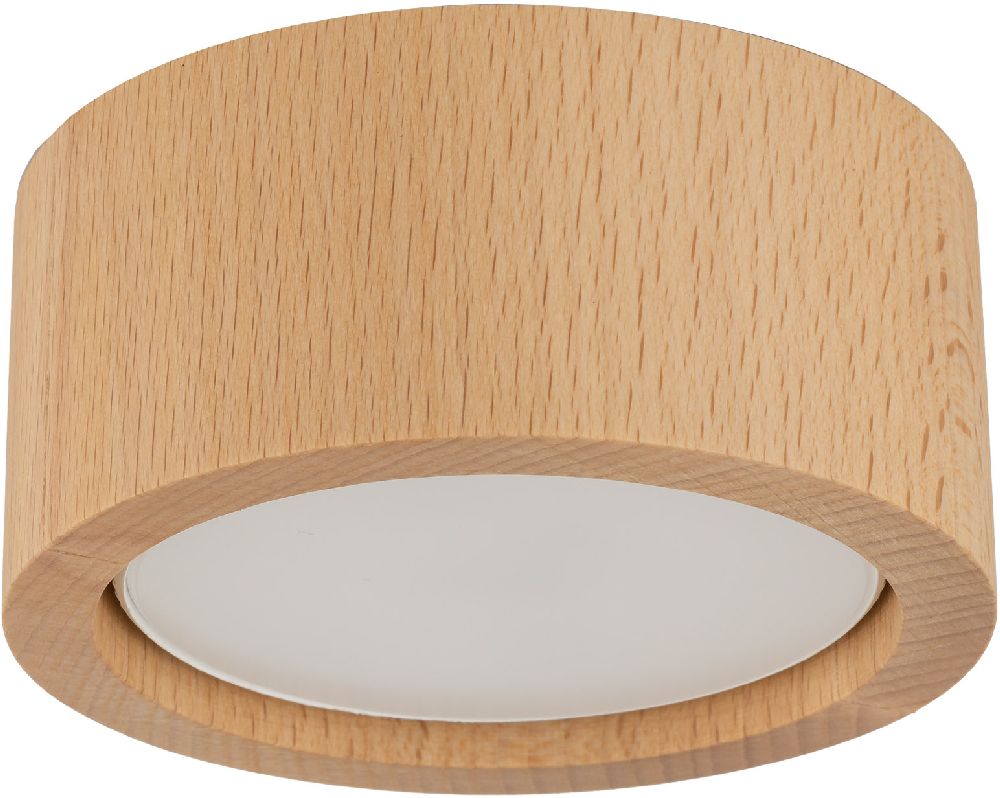 TK Lighting Eve plafonnier 1x11 W bois 10123