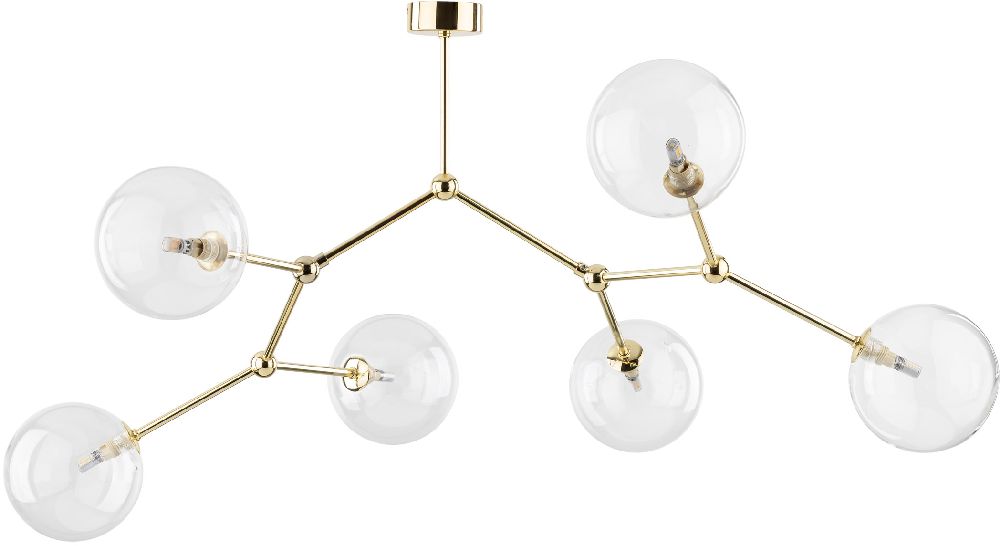 TK Lighting Fairy plafonnier 6x6 W doré 10071