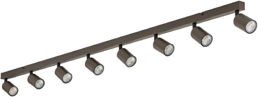 TK Lighting Top plafonnier x10 W marron 6184