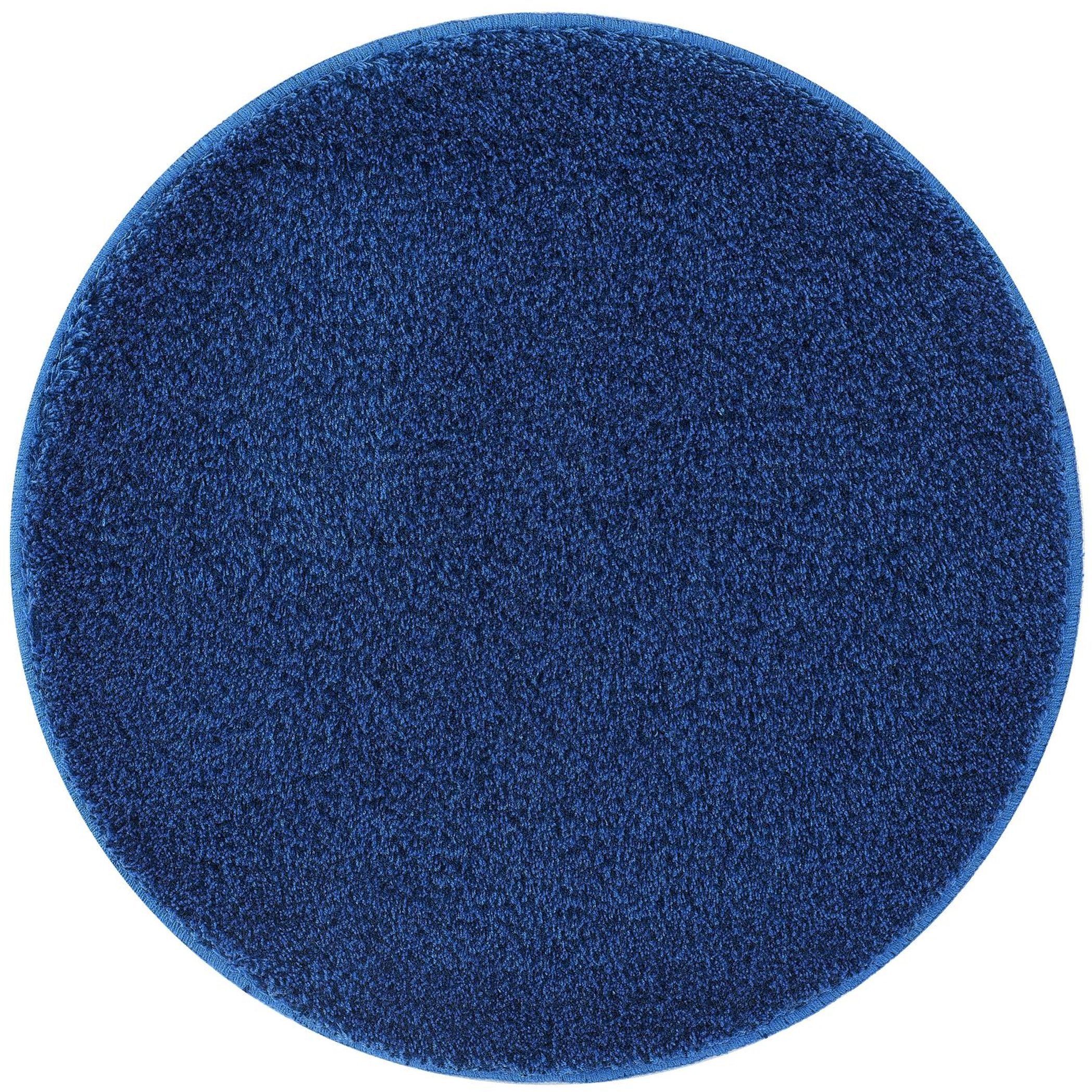 Kleine Wolke Relax tapis de bain 100x100 cm rond bleu 5405736521