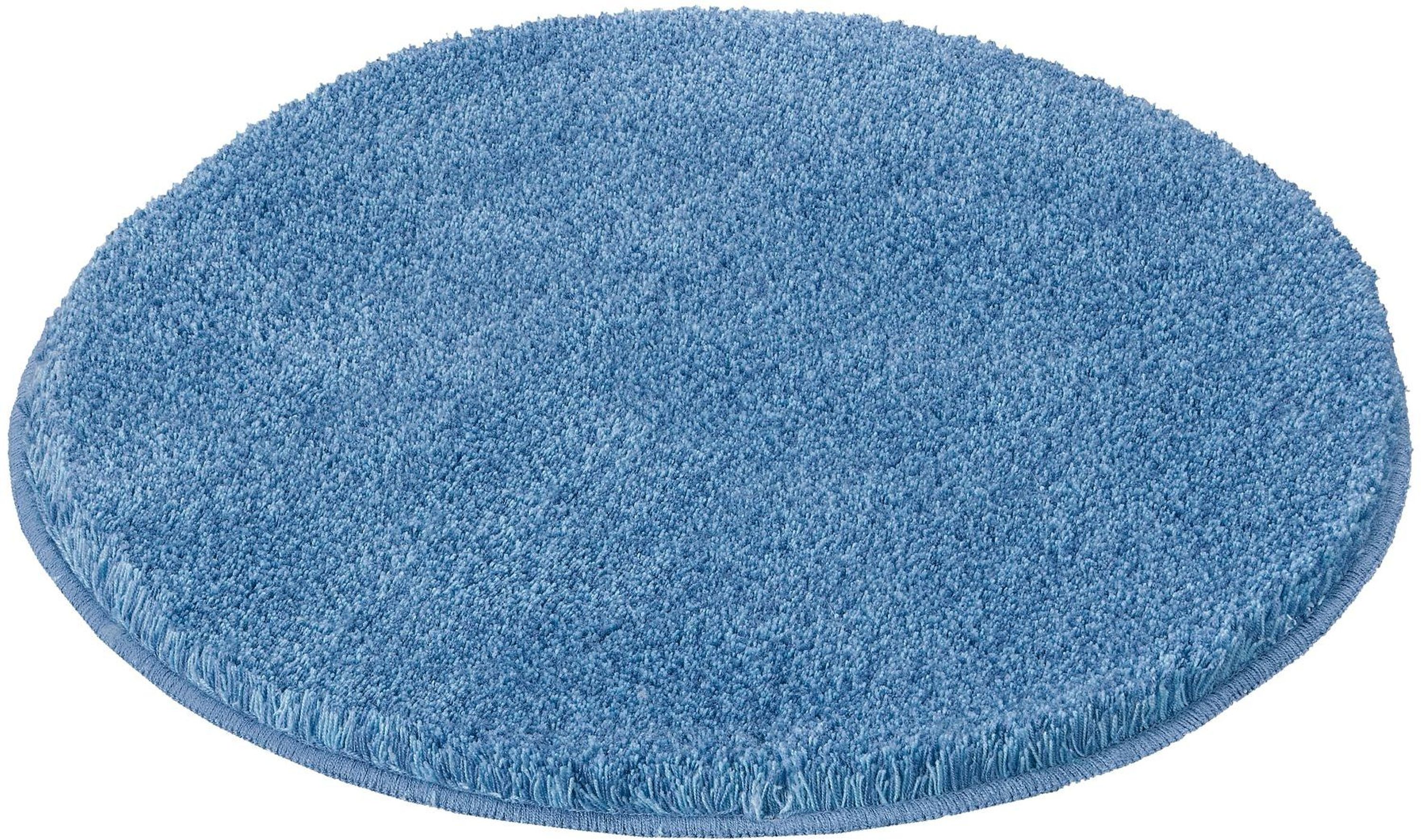 Kleine Wolke Relax tapis de bain 100x100 cm rond bleu 5405723521