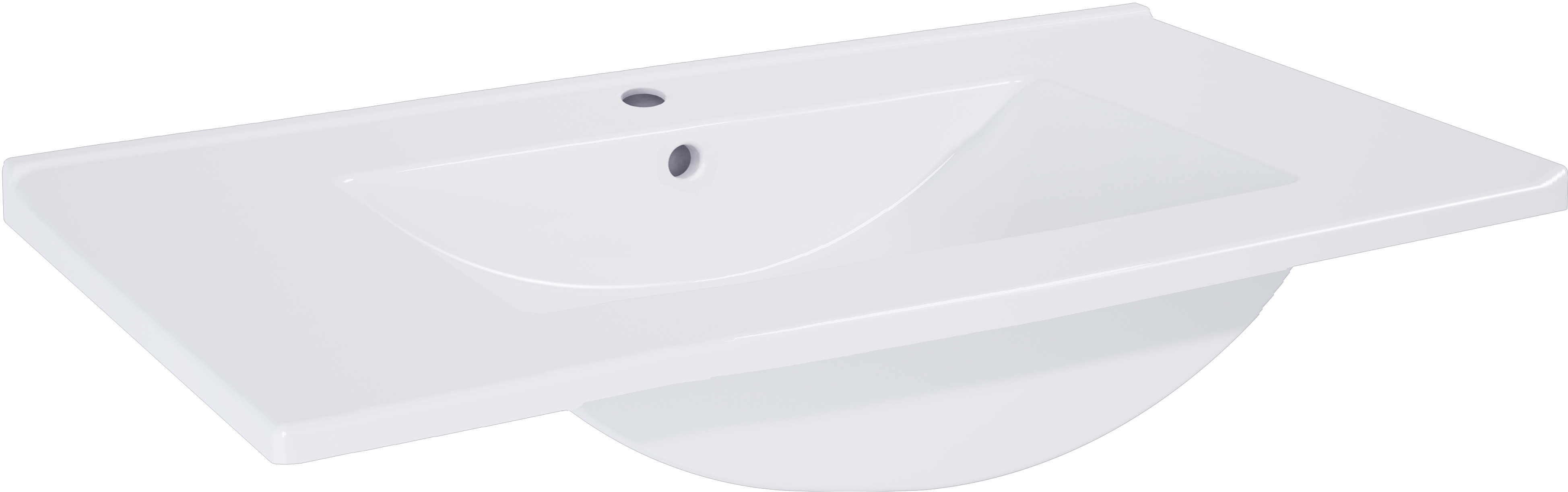 Roca Hebe lavabo 81.5x46.5 cm rectangulaire de meuble blanc A3272A4000