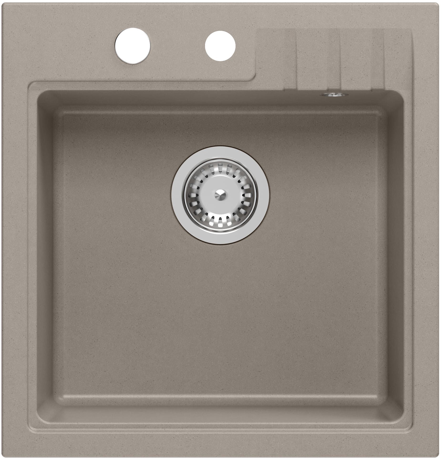 Quadron Peter évier graniteq 50x52 cm beige HCQP5052ST