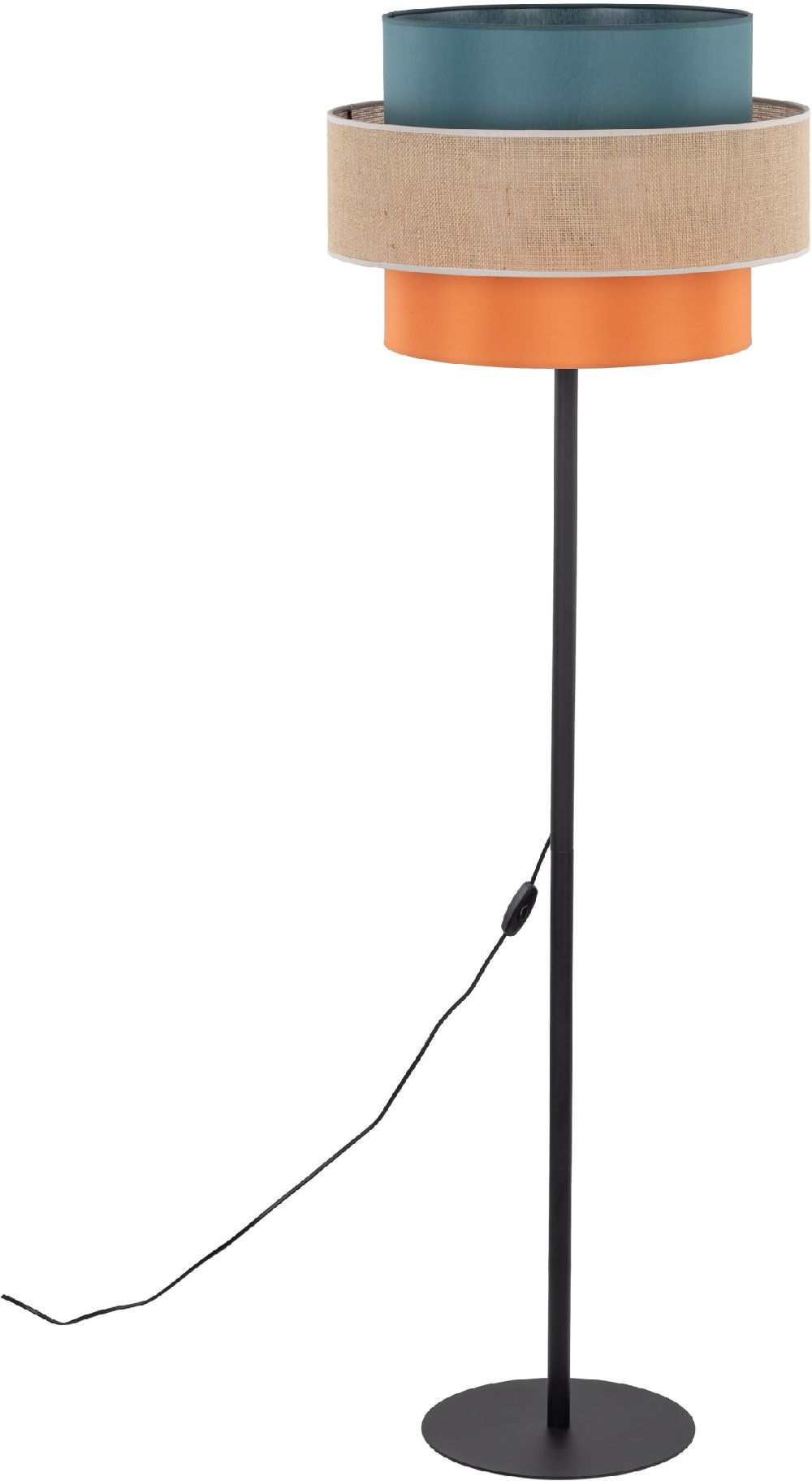 TK Lighting Trio lampadaire 1x15 W noir 6452