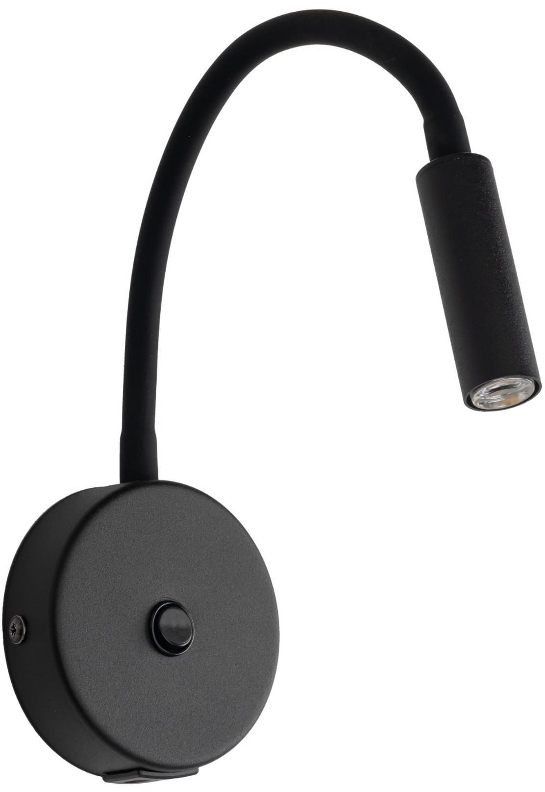 TK Lighting Lagos applique murale 1x6 W noir 10200