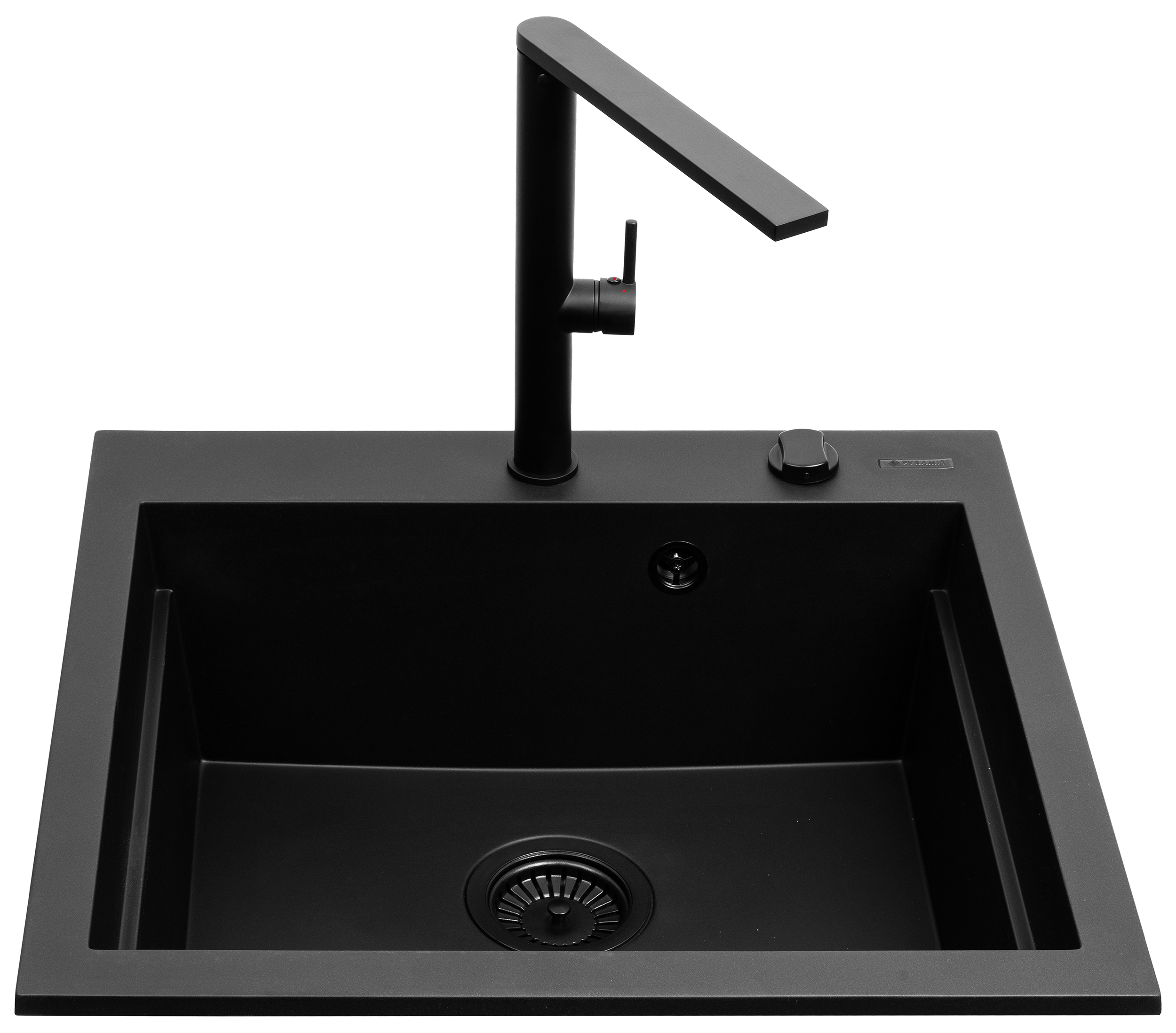Pyramis Siros évier avec mitigeur noir/noire 070169002BT