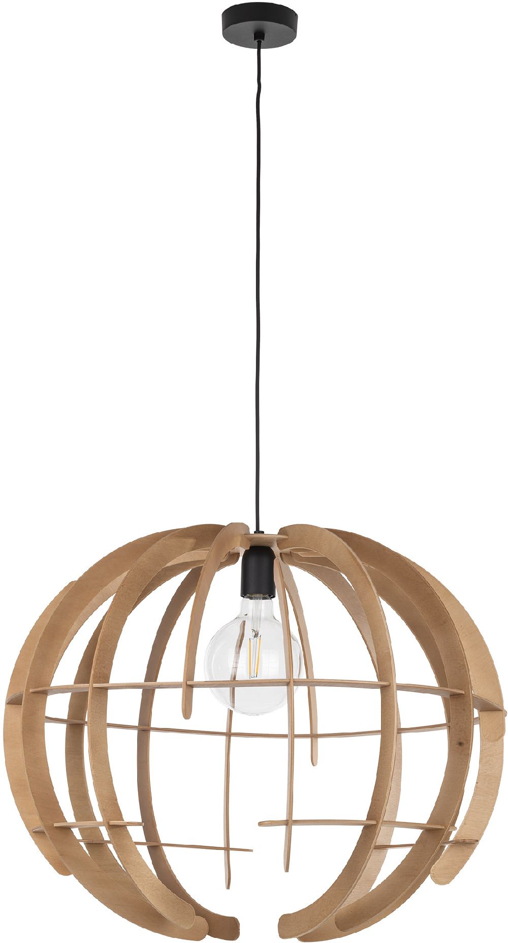 TK Lighting Venus lampe suspendue 1x15 W beige 6888