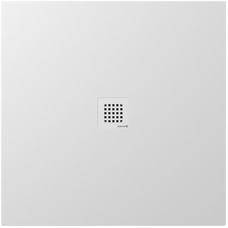 Polysan Treneca receveur de douche carré 90x90 cm blanc 84300.11