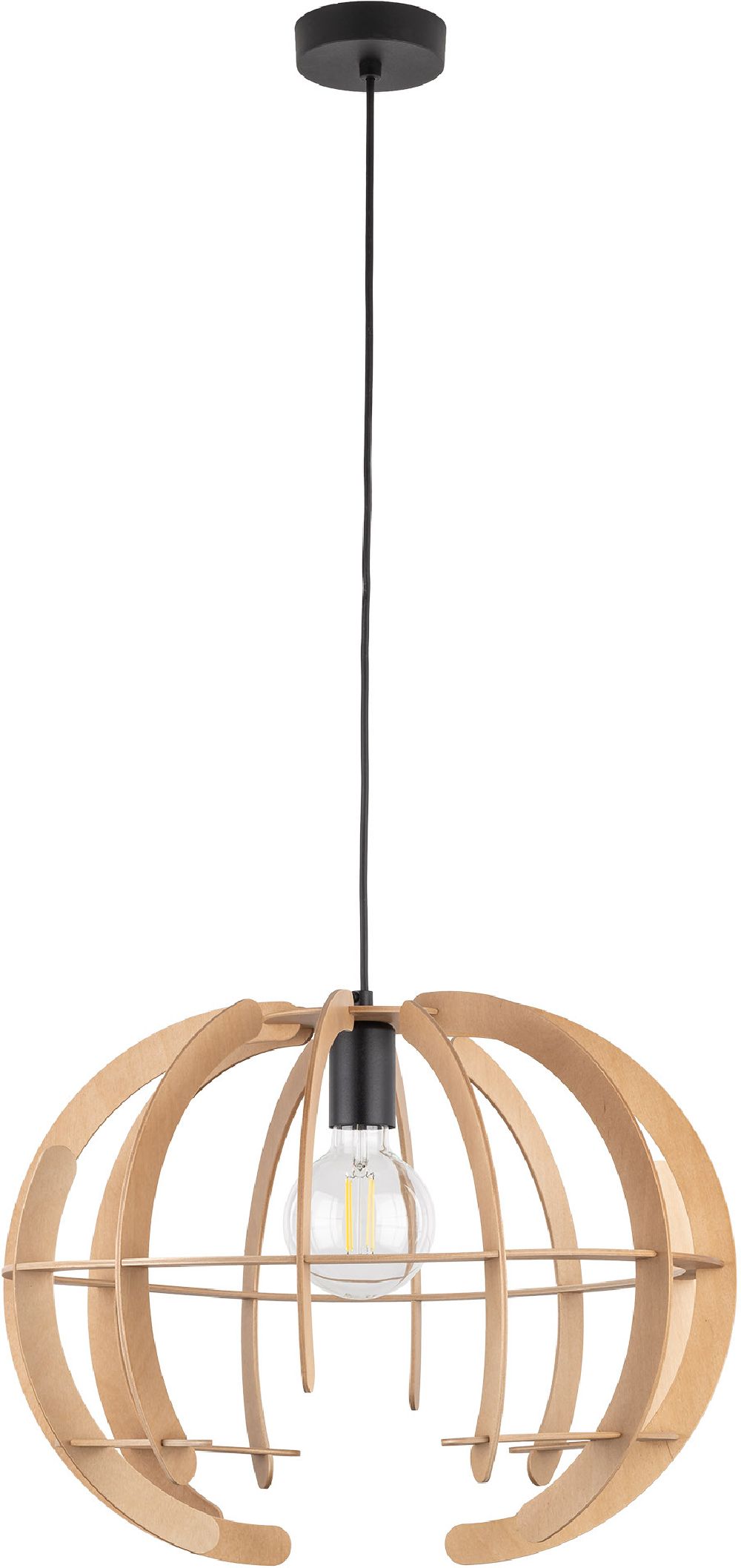 TK Lighting Venus lampe suspendue 1x15 W beige 6886