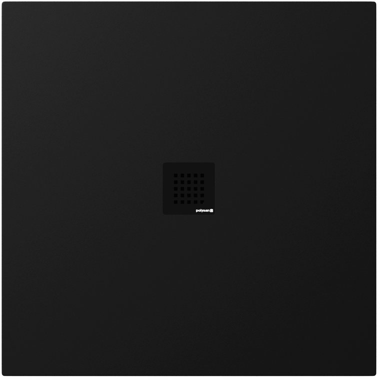 Polysan Treneca receveur de douche carré 90x90 cm noir 84300.21