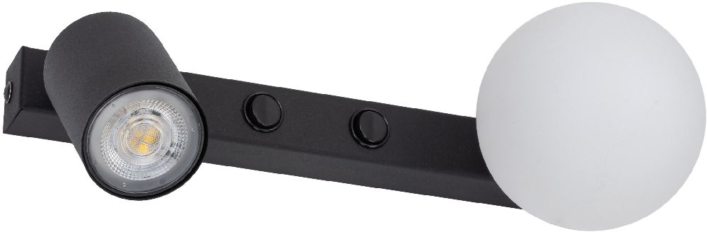 TK Lighting Vox applique murale 2x10 W noir 10148
