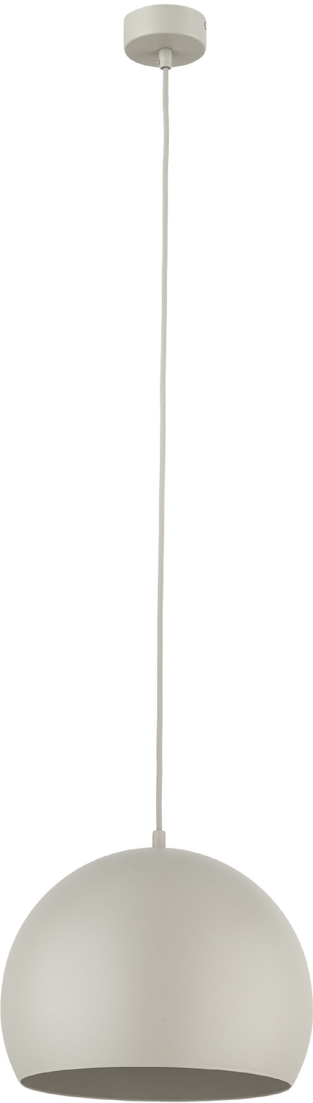TK Lighting Zoe lampe suspendue 1x15 W beige 10172