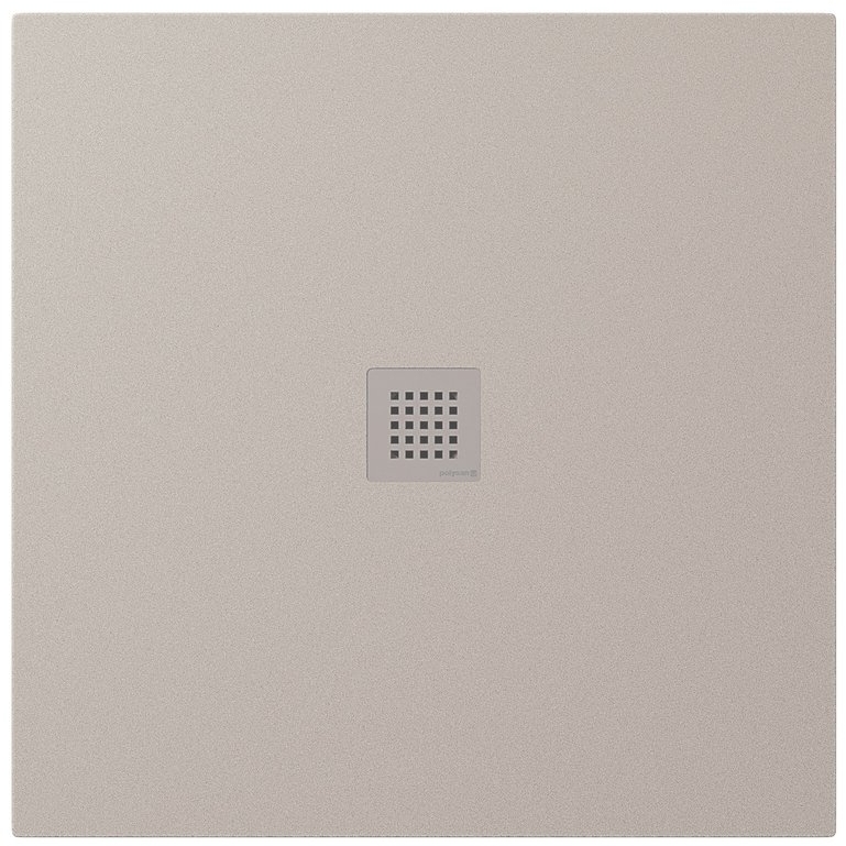 Polysan Treneca receveur de douche carré 100x100 cm beige 84301.81