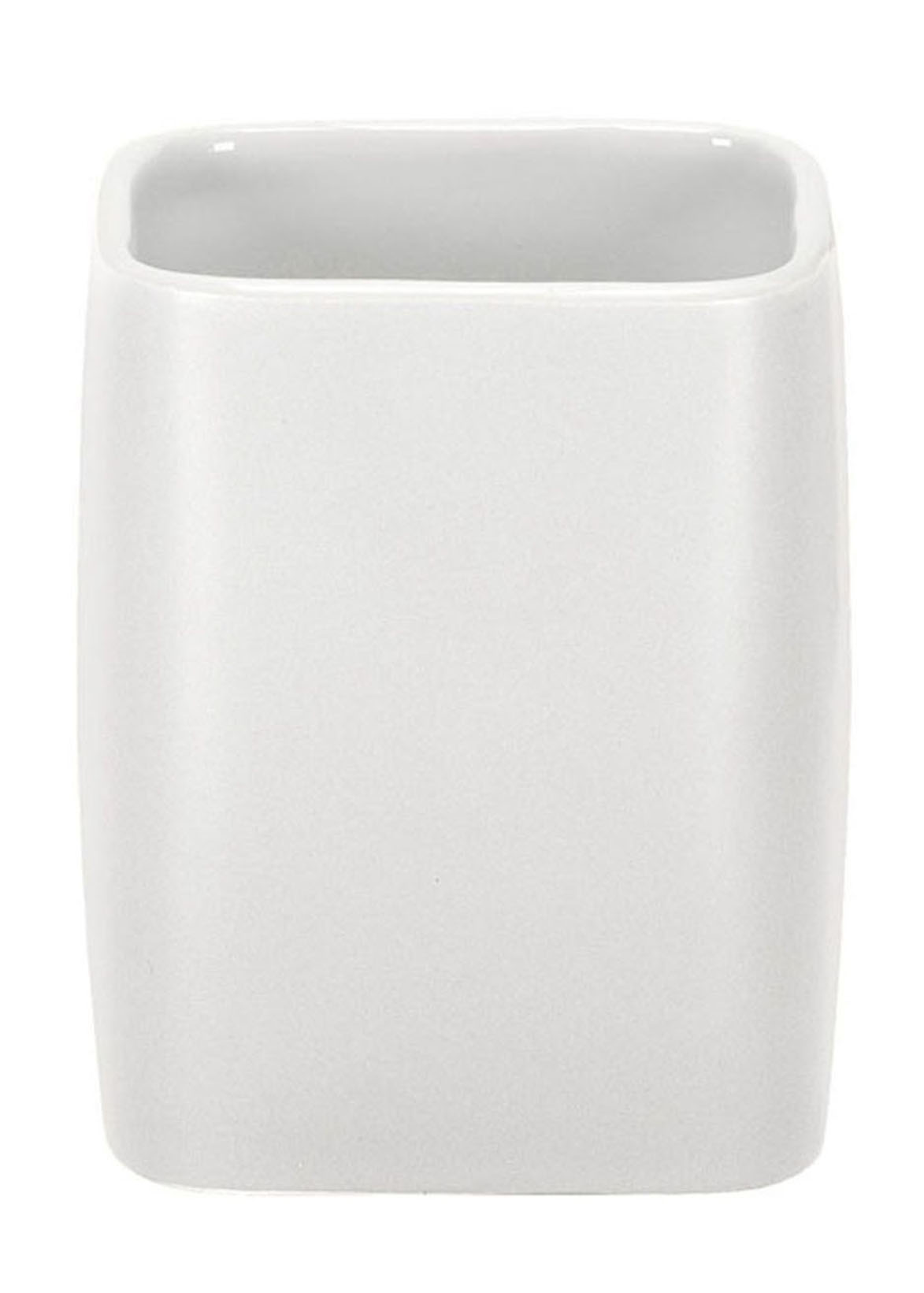 Kleine Wolke Cubic gobelet pour brosses à dents blanc 5066100852