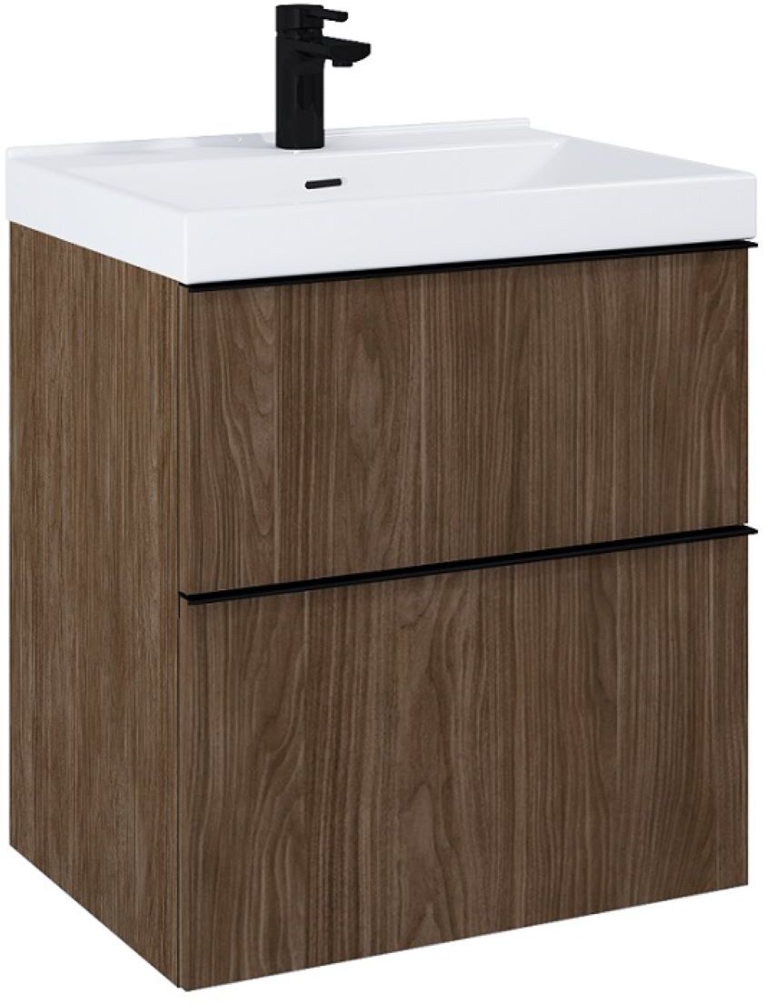 Elita Look armoire 60x44.9x63.5 cm sous-lavabo suspendu noyer RE010601027060