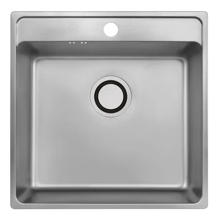 Laveo Besos évier en acier inoxydable 49x48 cm acier SLB_210T