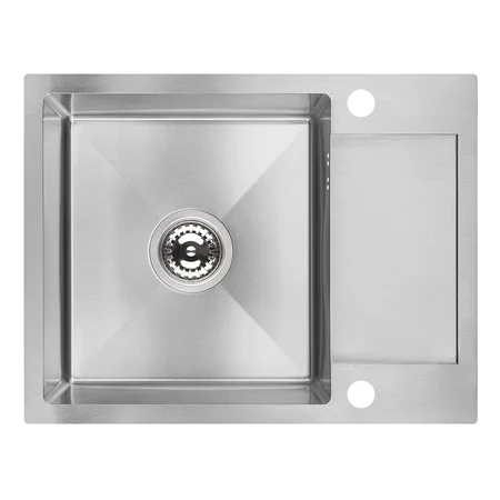 Laveo Marmara évier en acier inoxydable 57x44 cm acier SAM_013T