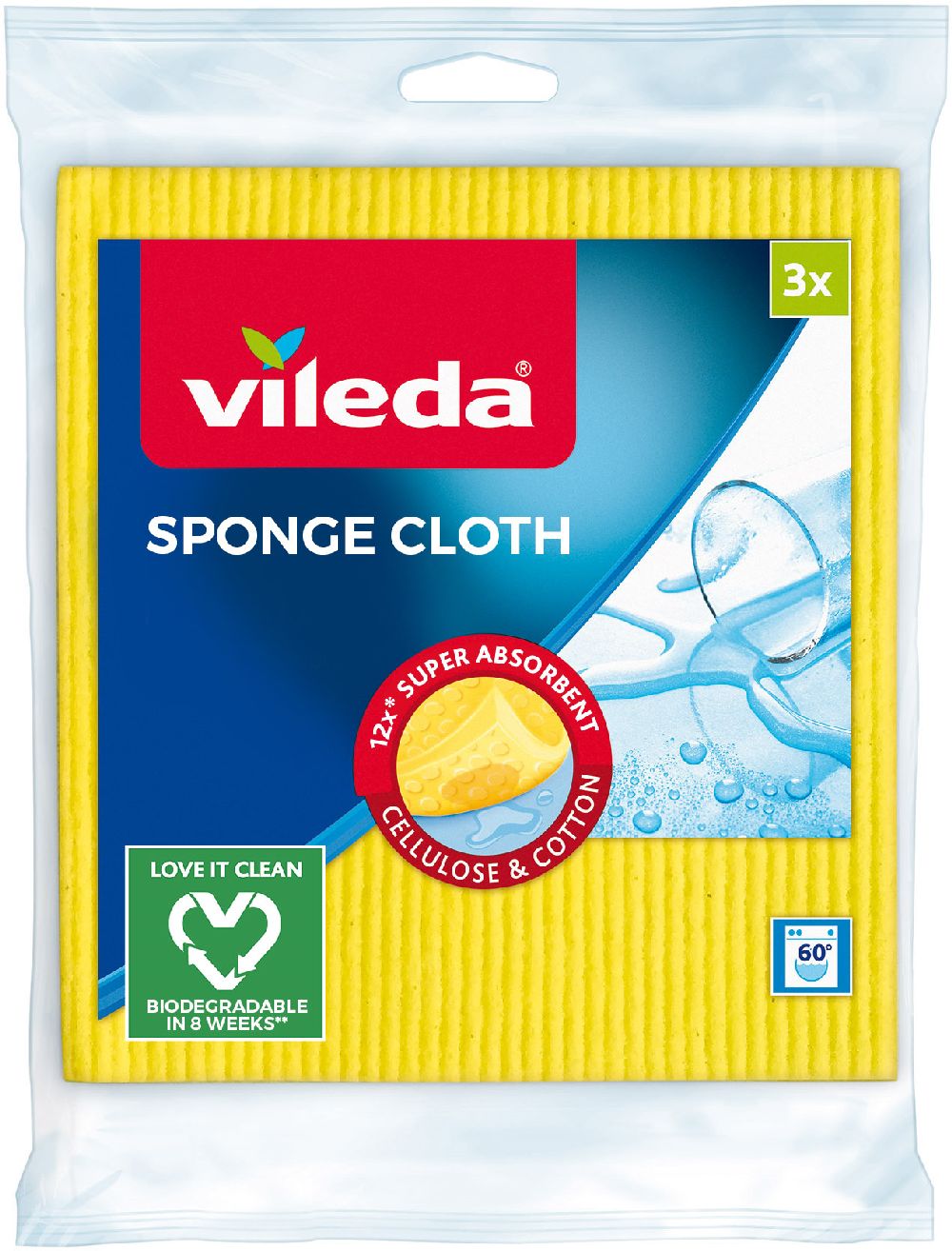 Vileda ensemble de chiffons de nettoyage 169743