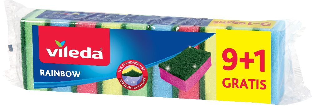 Vileda Rainbow éponge à vaisselle 173842