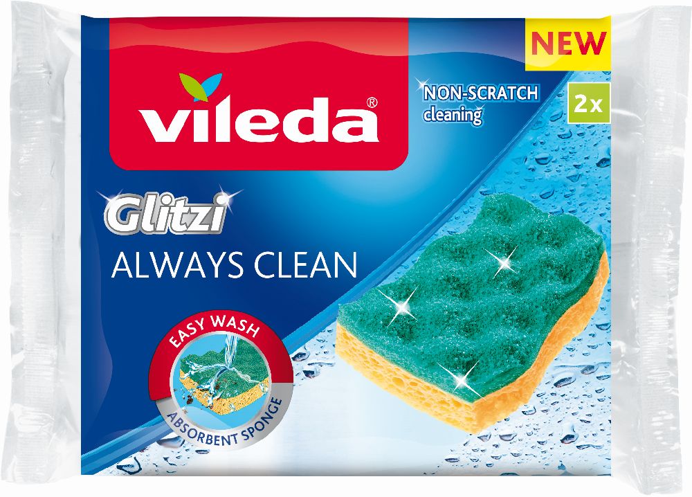 Vileda Glitzi Always Clean éponge à vaisselle 168527