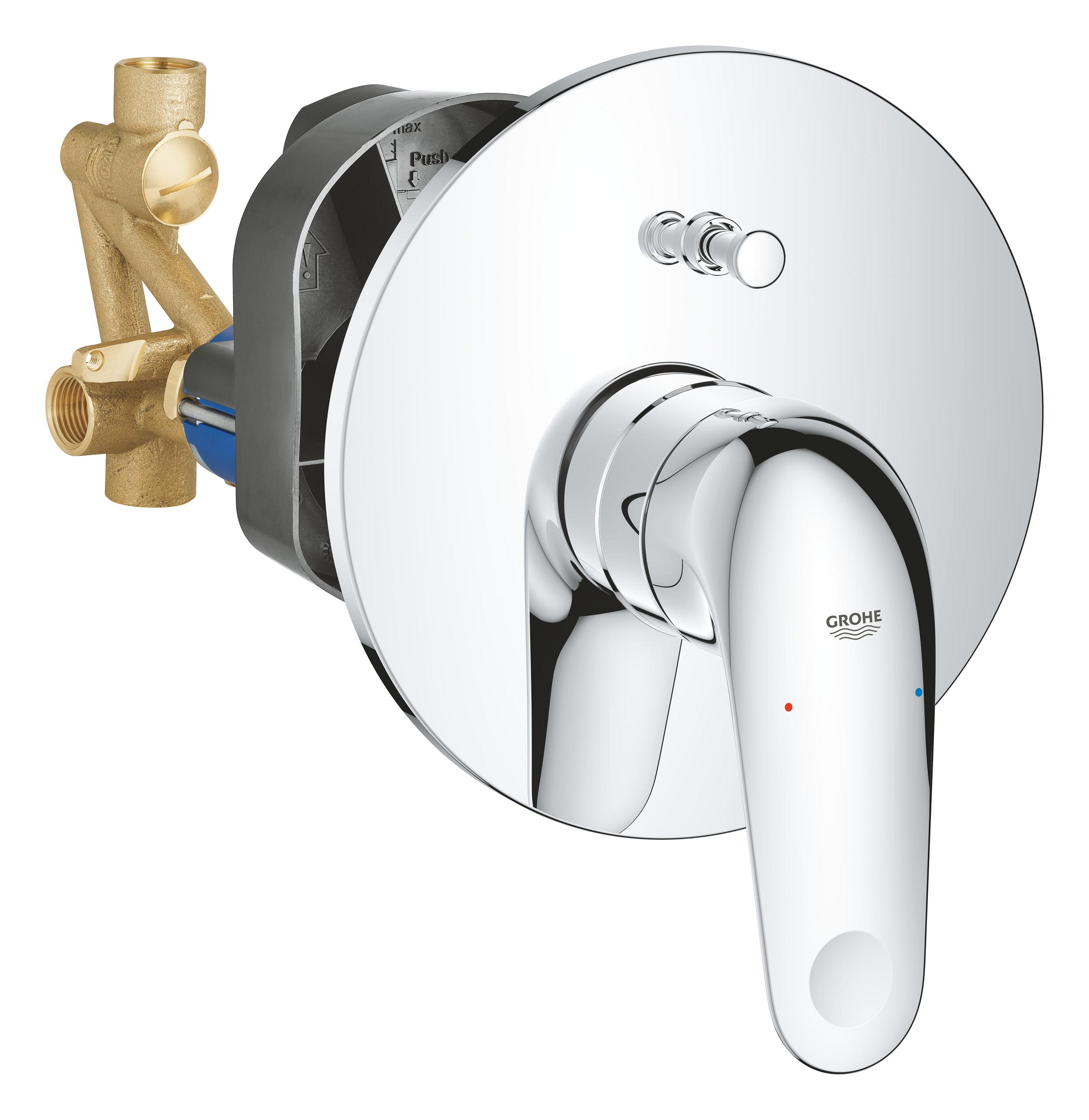 Grohe Swift mitigeur bain-douche encastrée chrome 24336001