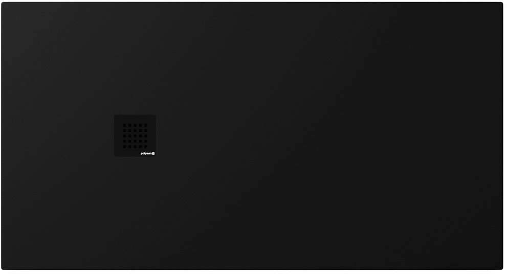 Polysan Treneca receveur de douche rectangulaire 150x80 cm noir 84305.21