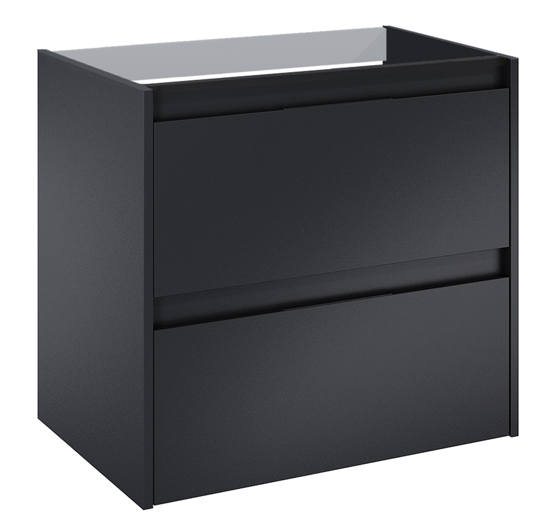 Roca Alpine armoire 45.2x68.5x59 cm sous-lavabo suspendu noir A857864532