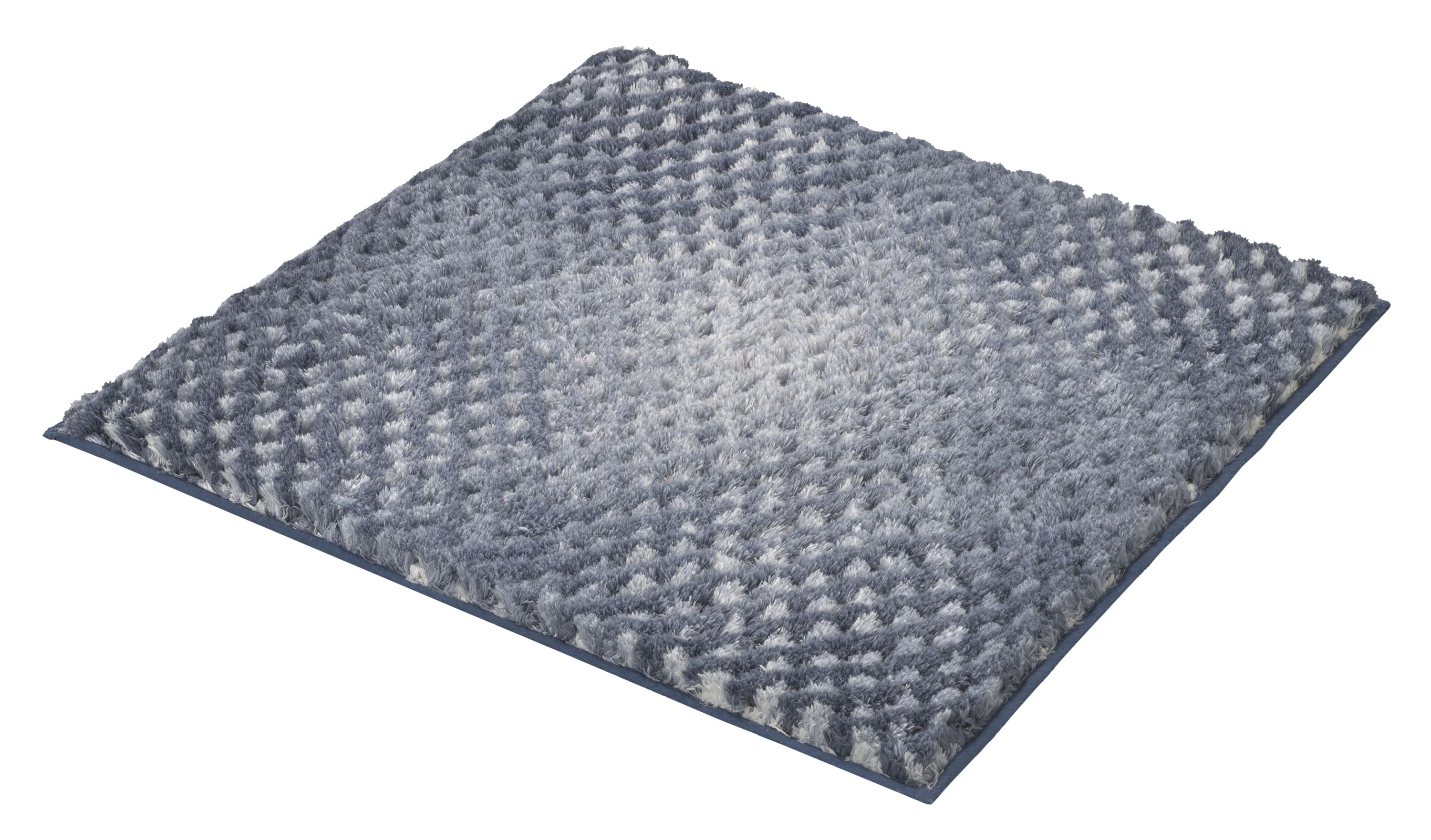 Kleine Wolke Cory tapis de bain 60x60 cm carré bleu 9121750135
