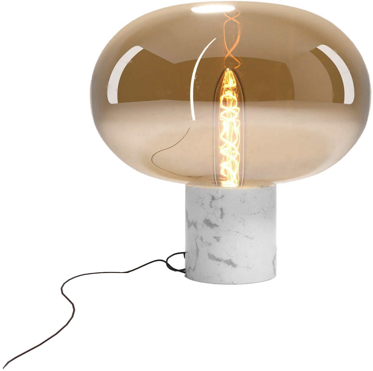 MaxLight Moonstone lampe de table 1x7 W blanc-ambré T0056
