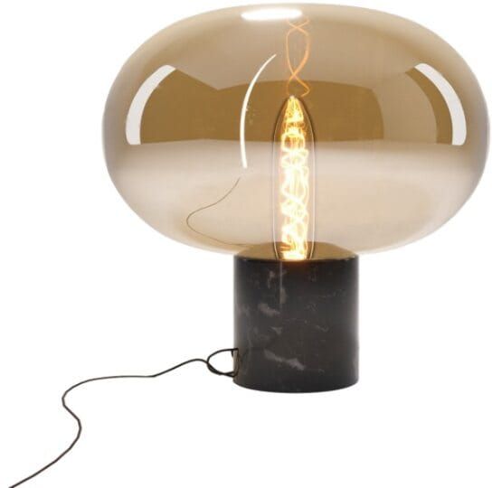 MaxLight Moonstone lampe de table 1x7 W noir-ambré T0058
