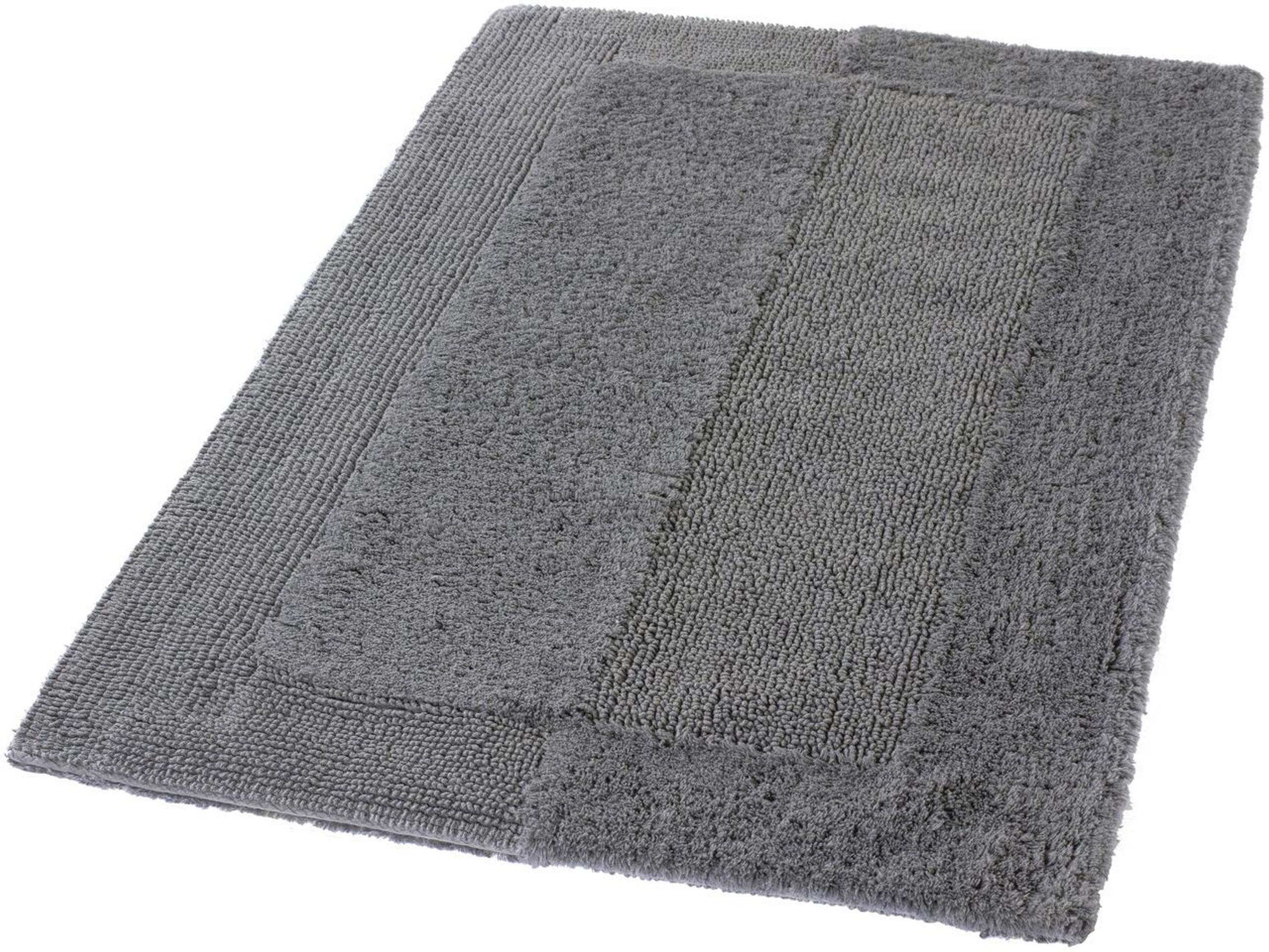 Kleine Wolke Havanna tapis de bain 120x70 cm rectangulaire gris 5418905225