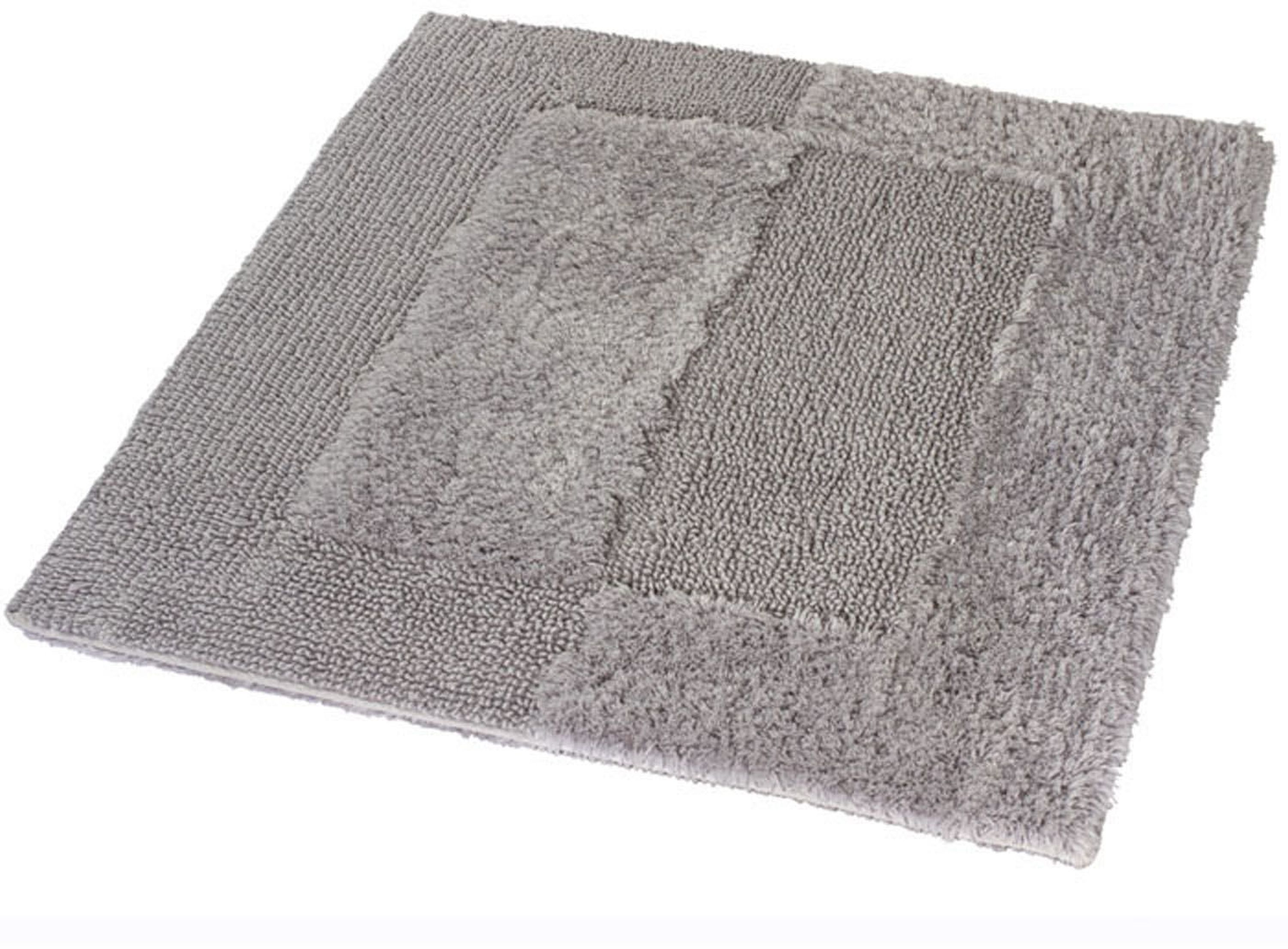 Kleine Wolke Havanna tapis de bain 65x55 cm rectangulaire gris 5418146539