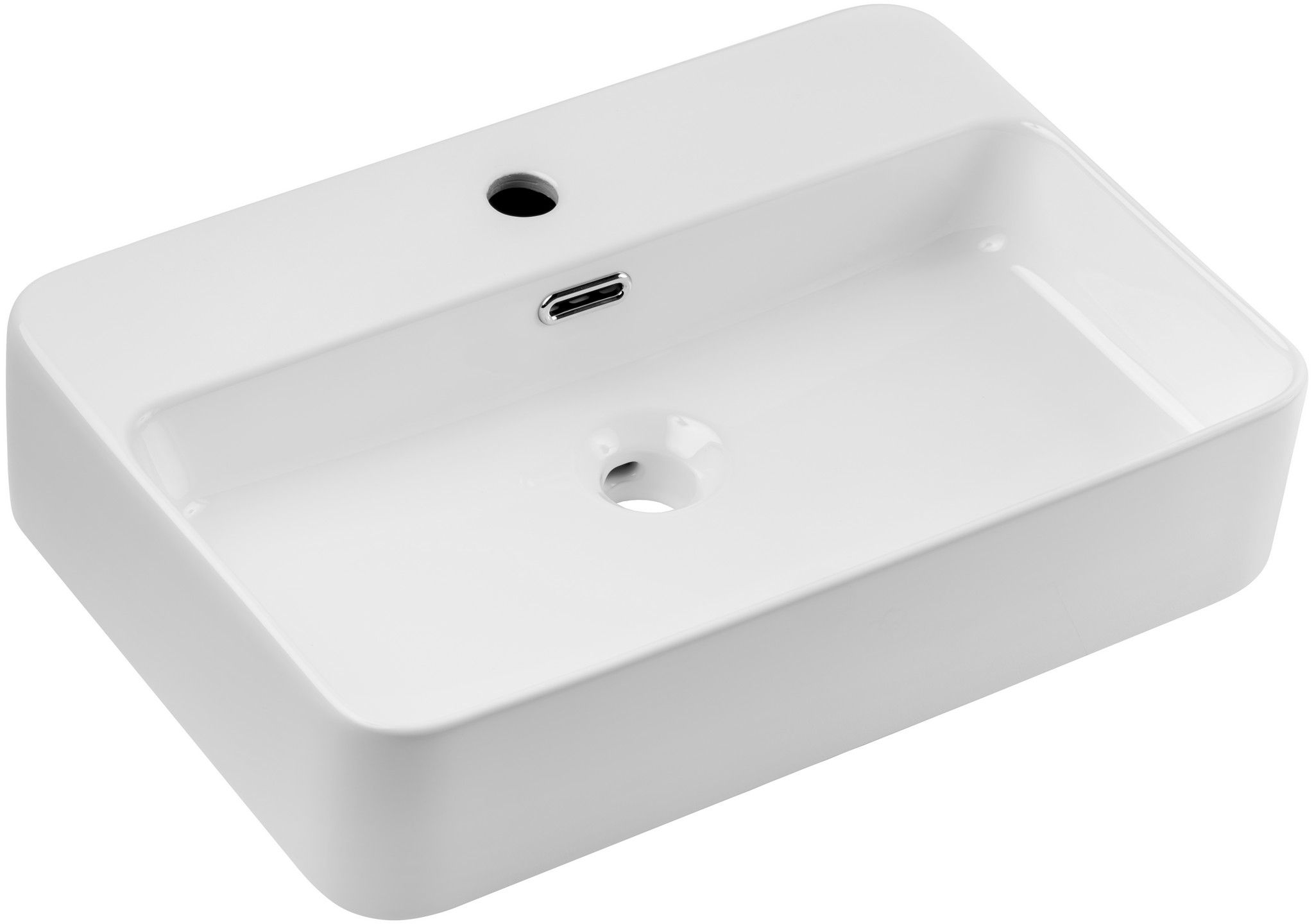 Comad Trust 2 lavabo 55x38 cm rectangulaire à poser blanc TRUST 2 WHITE ( E-6282 )