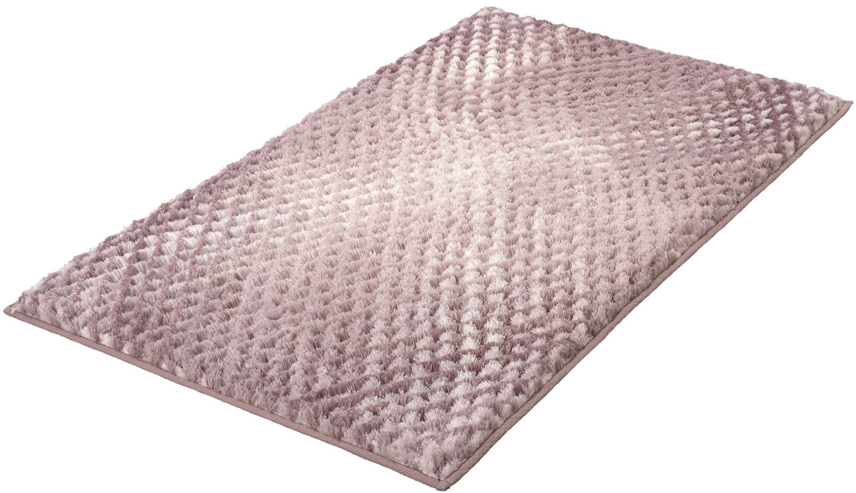 Kleine Wolke Cory tapis de bain 120x70 cm rectangulaire rose 9121407225