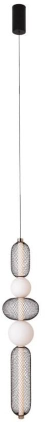 MaxLight Bora lampe suspendue 1x28 W noir-doré P0592