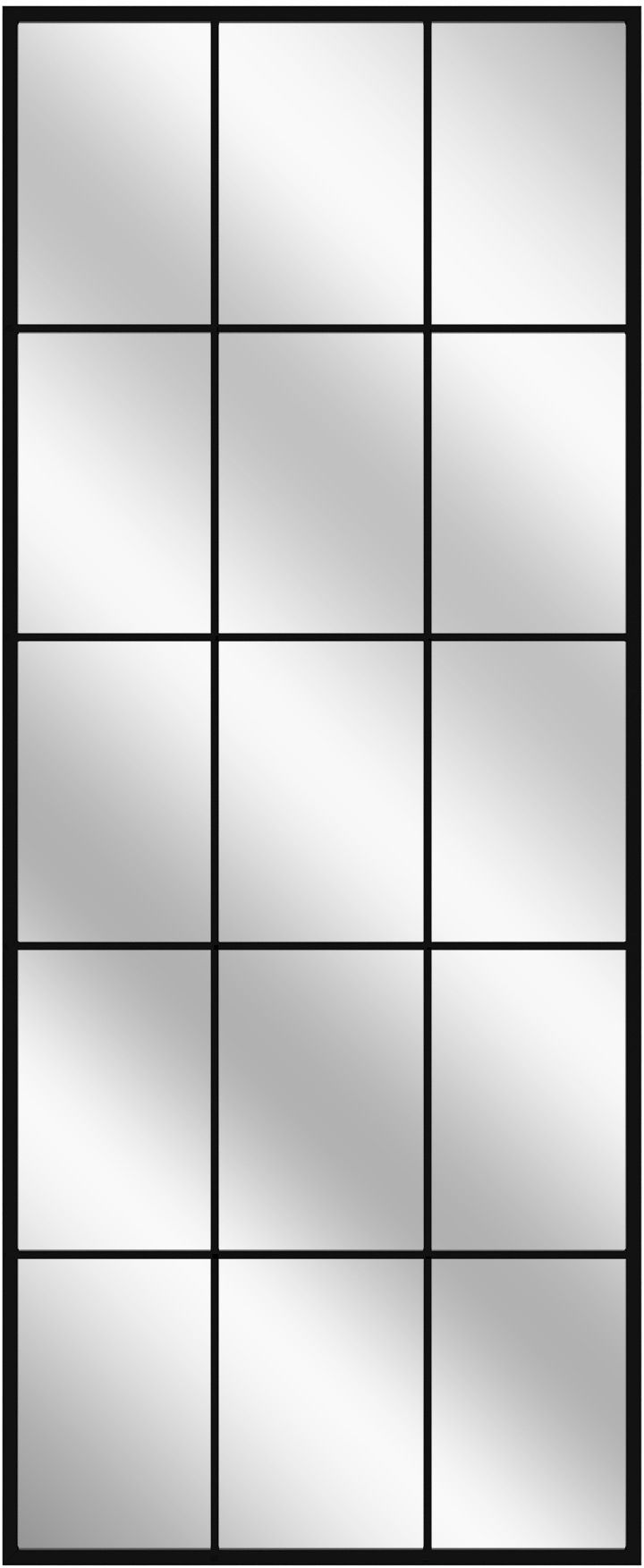 Styler Loft miroir 60x150 cm rectangulaire noir LU-12370