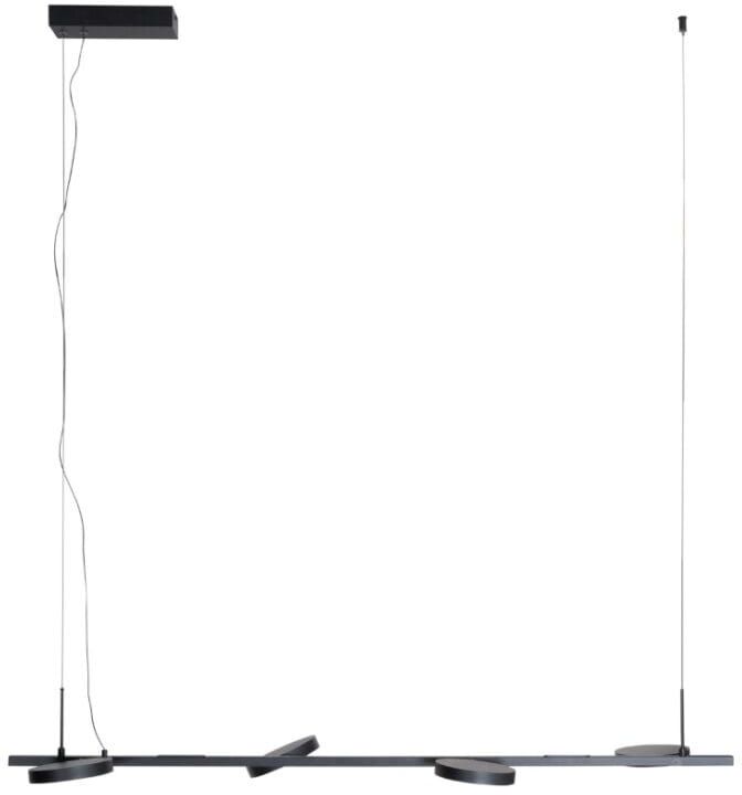 MaxLight Ibiza lampe suspendue 4x8 W noir P0529