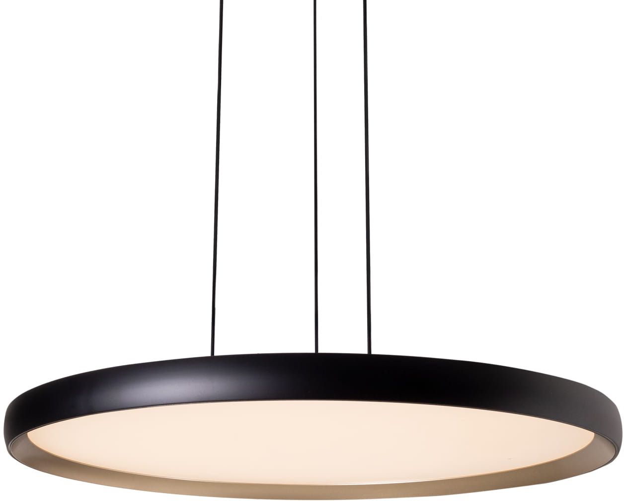 MaxLight Vik lampe suspendue 1x40 W noir-doré P0556