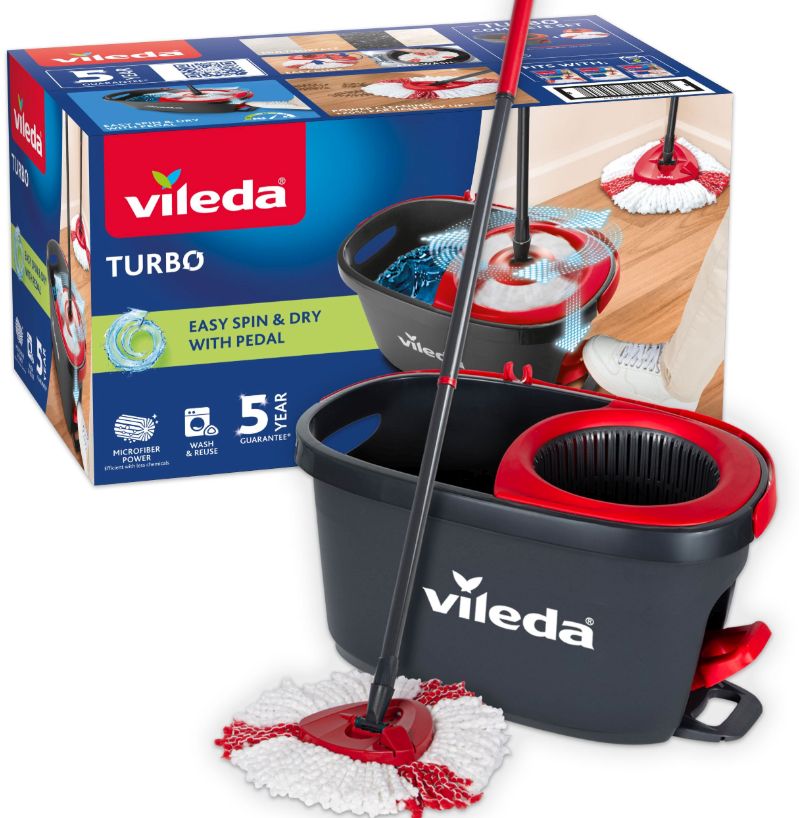 Vileda Turbo serpillière avec seau et manche 163422
